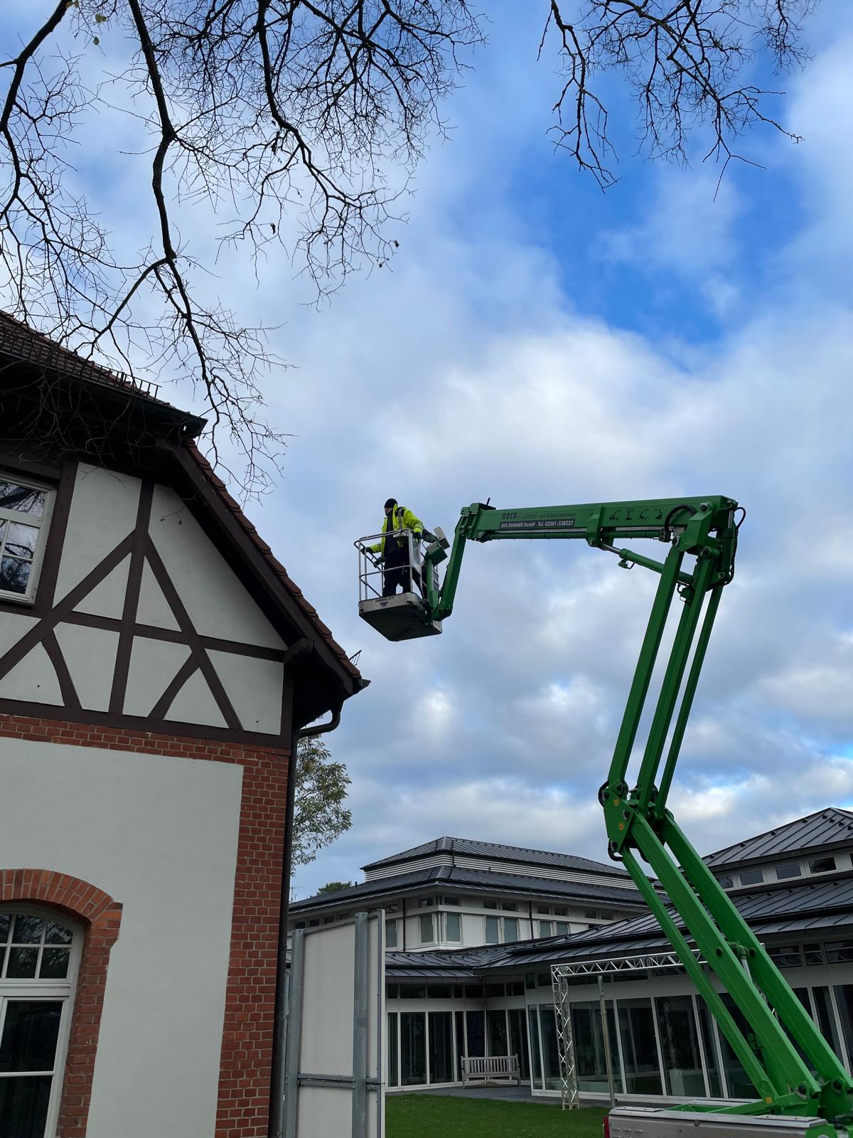 Kran für Glasreinigung in berlin benutzen